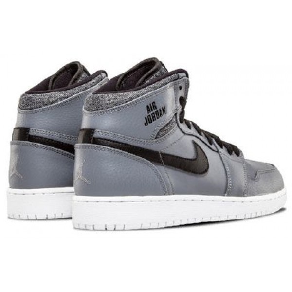 Air Jordan 1 High'Cool Grey' BG Cool Grey/White/Black/White 705300-014