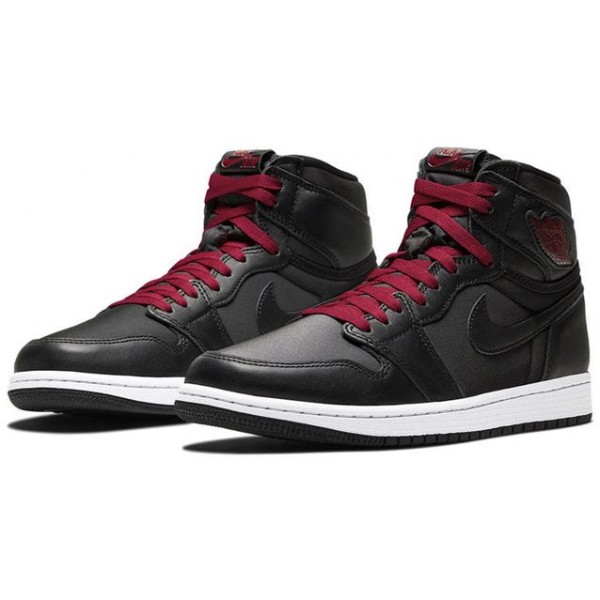 Air Jordan 1 Retro High OG Satin - Black Gym Red 555088-060