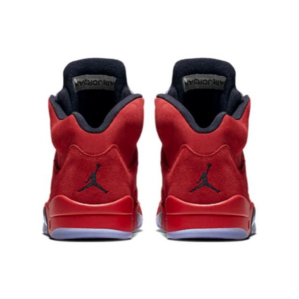 Air Jordan 5 Retro Flight Suit - Red Suede 136027-602