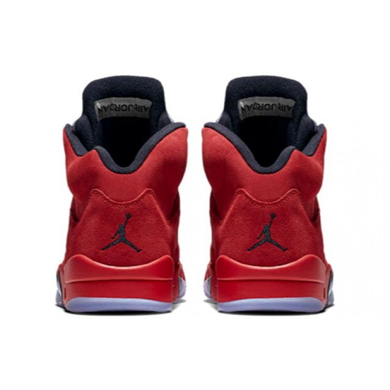 Air Jordan 5 Retro Flight Suit - Red Suede 136027-602