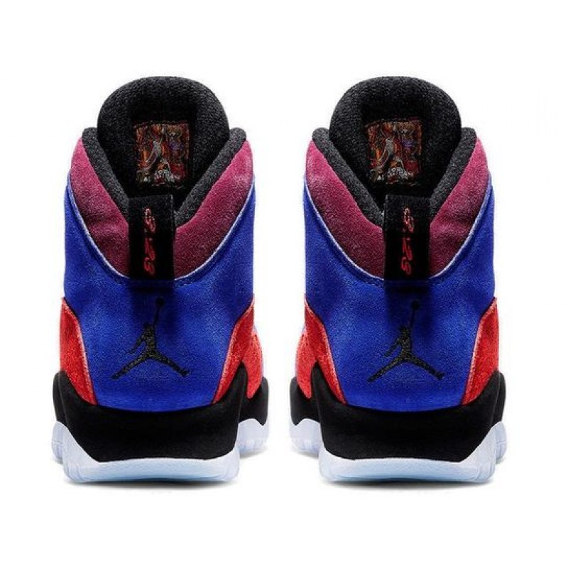 Nike Maya Moore x Womens WMNS Air Jordan 10 'Court Lux' Concord/Black-Rush Red-Bordeaux CD9705-406