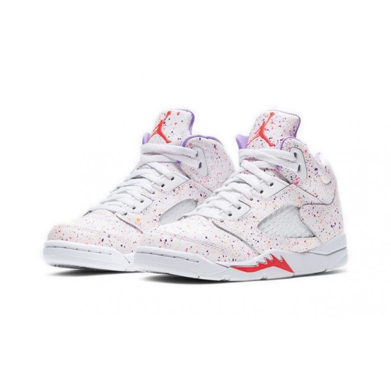 Air Jordan 5 Retro GP 'Easter' White/Laser Crimson/Voltage Purple CT1701-100