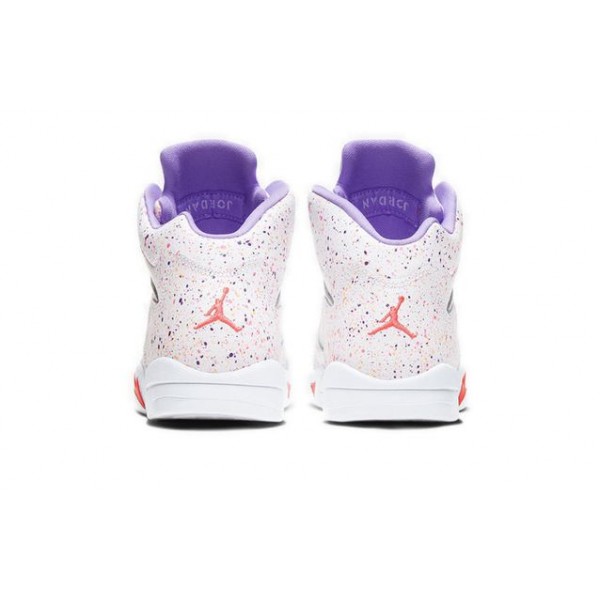 Air Jordan 5 Retro GP 'Easter' White/Laser Crimson/Voltage Purple CT1701-100