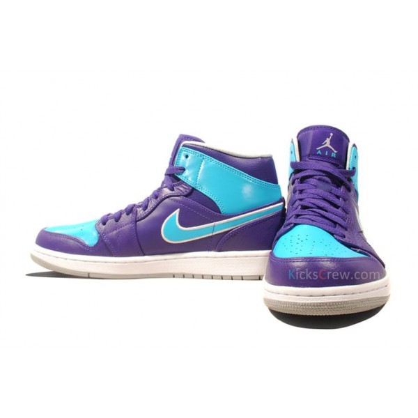 Air Jordan 1 Mid Court Purple Gamma Blue 554724-507