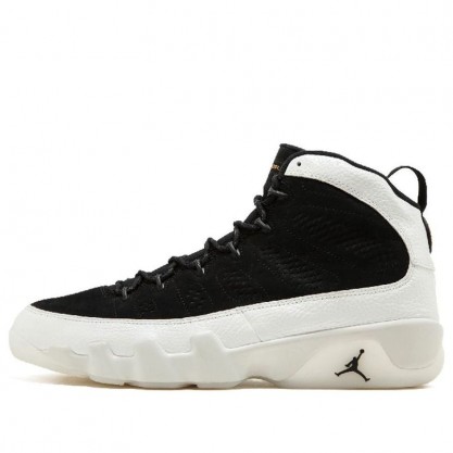 Air Jordan 9 Retro BG Black White 302359-021