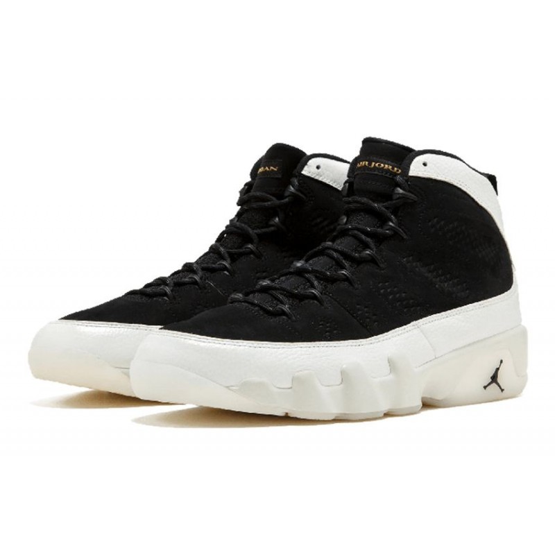 Air Jordan 9 Retro BG Black White 302359-021