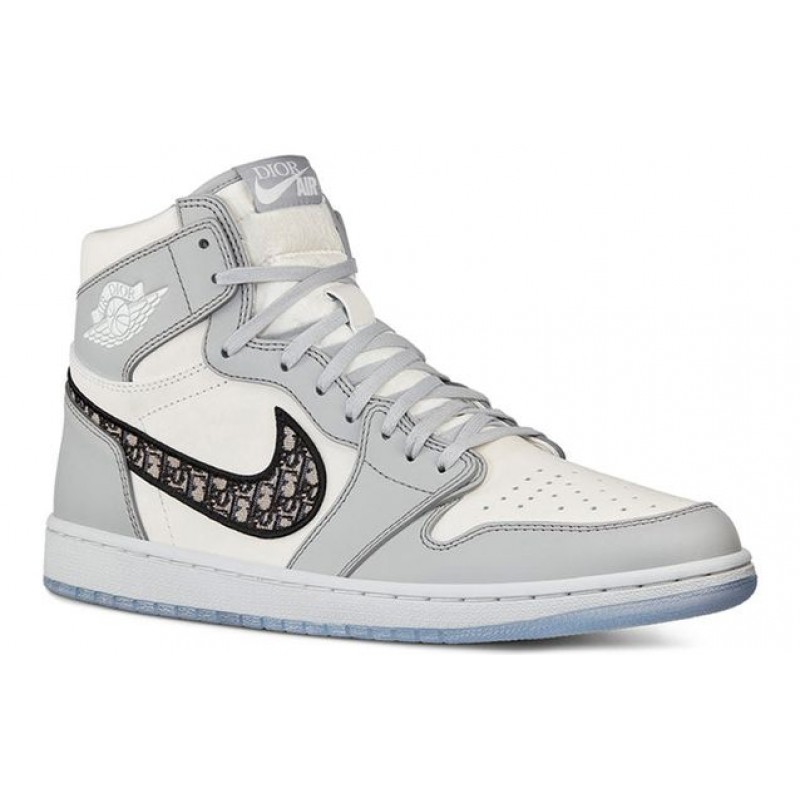 Nike Dior x Air Jordan 1 High OG Wolf Grey/Sail/Photon Dust/White CN8607-002