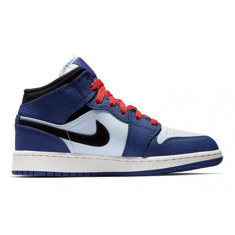 Air Jordan 1 Mid SE GS Deep Royal BQ6931-400