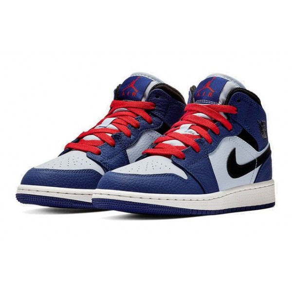 Air Jordan 1 Mid SE GS Deep Royal BQ6931-400