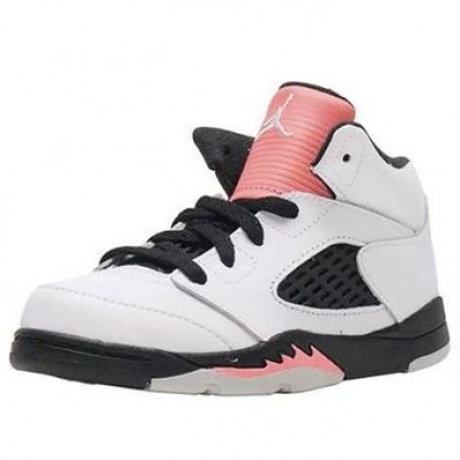 Air Jordan 5 Retro TD 'Sun Blush' White/White/Sun Blush-Black 725172-115