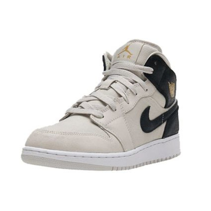 Air Jordan 1 Mid GS Light Bone 554725-023