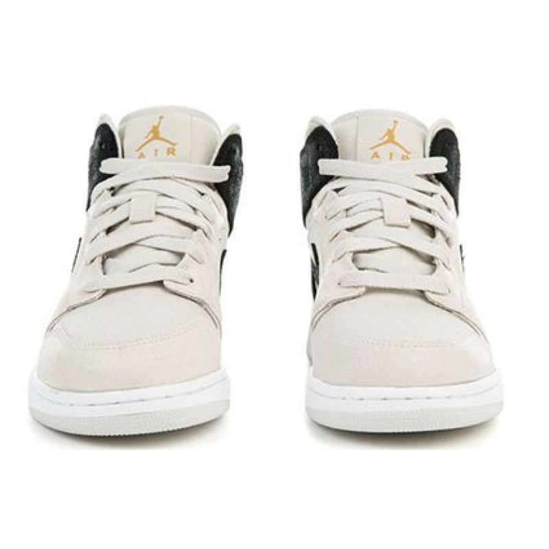 Air Jordan 1 Mid GS Light Bone 554725-023