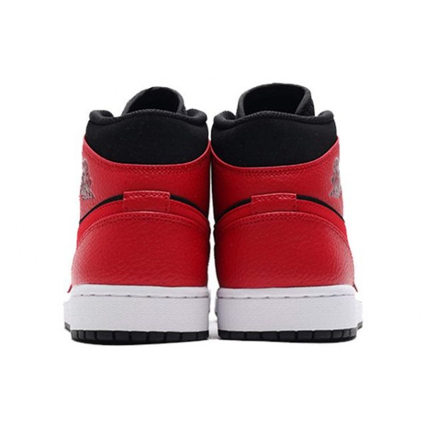 Air Jordan 1 Mid Black Gym Red 554724-054