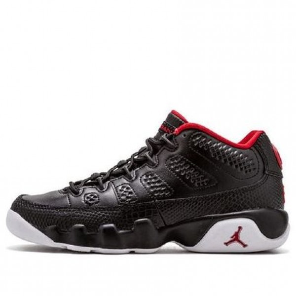 Air Jordan 9 Retro Low BG Black White 833447-001