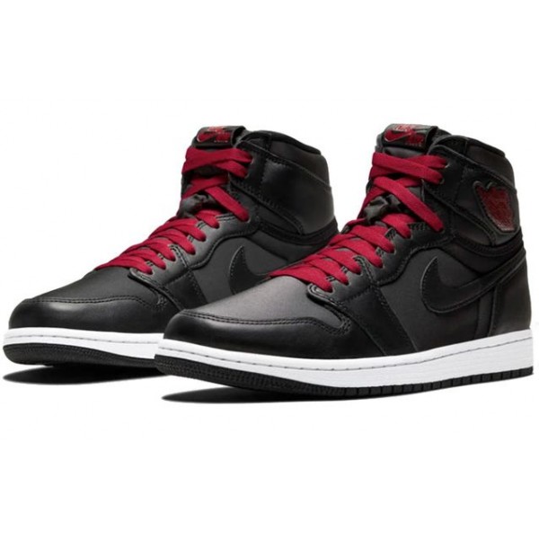 Air Jordan 1 Retro High OG GS Satin - Black Gym Red 575441-060