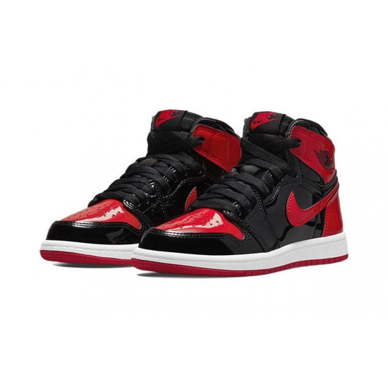 Air Jordan 1 Retro High OG PS Bred Patent AQ2664-063