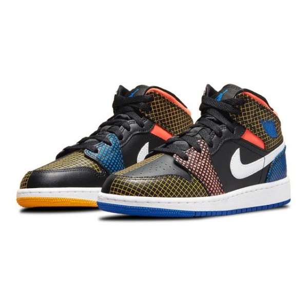 Air Jordan 1 Mid Multi-Color (GS) DC4092-001