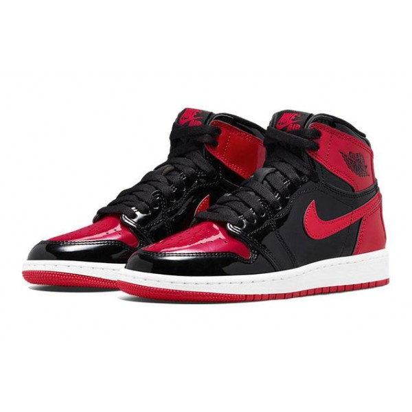 Air Jordan 1 Retro High OG (GS) Patent Bred 575441-063