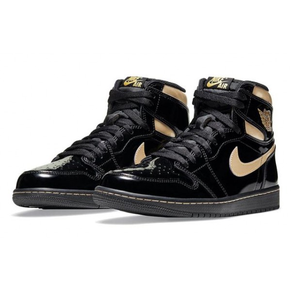 Air Jordan 1 Retro High OG Black Metallic Gold 555088-032