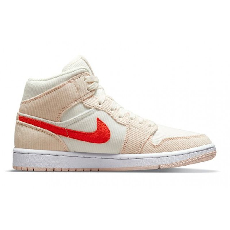 Nike Womens Air Jordan 1 Mid SE Corduroy Sail DA8009-108