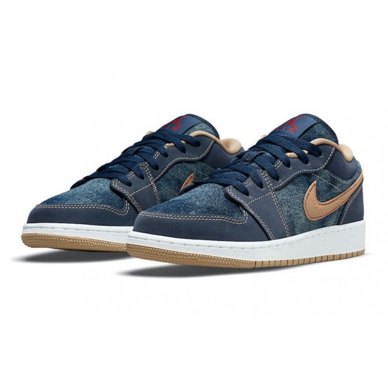 Air Jordan 1 Low (GS) Denim DM4692-400