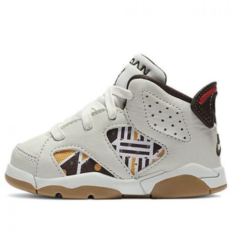 Air Jordan 6 Retro TD 'Quai 54 - Sail Gum' Sail/Team Orange/Gum Light Brown/Baroque Brown CZ6508-100