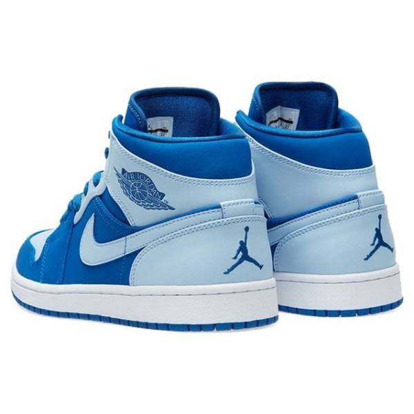 Air Jordan 1 Mid Team Royal/Ice Blue-White 554724-400