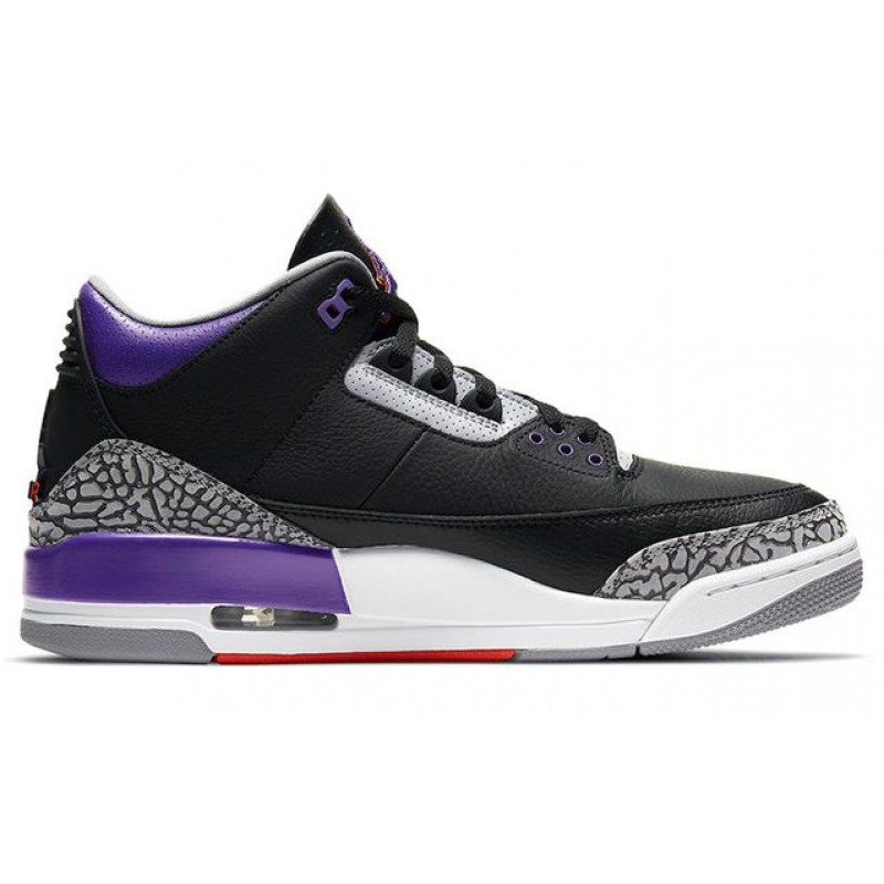 Air Jordan 3 Retro Black Court Purple CT8532-050