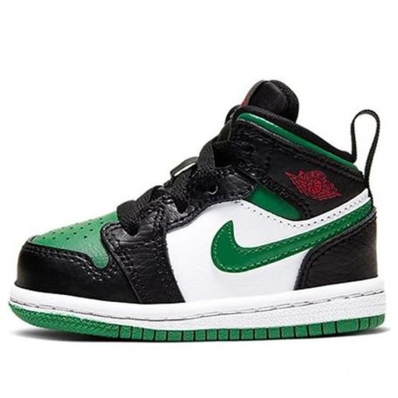 Air Jordan 1 Mid TD 'Black Pine Green' Black/White/Gym Red/Pine Green 640735-067