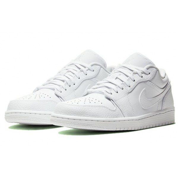 Air Jordan 1 Low Triple White 553558-130