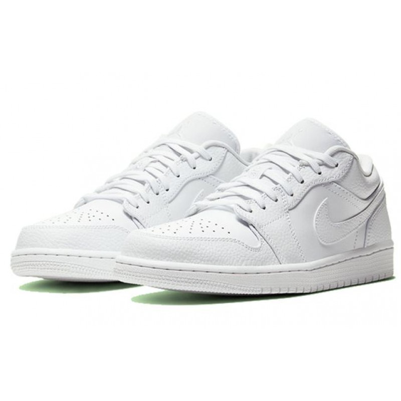 Air Jordan 1 Low Triple White 553558-130