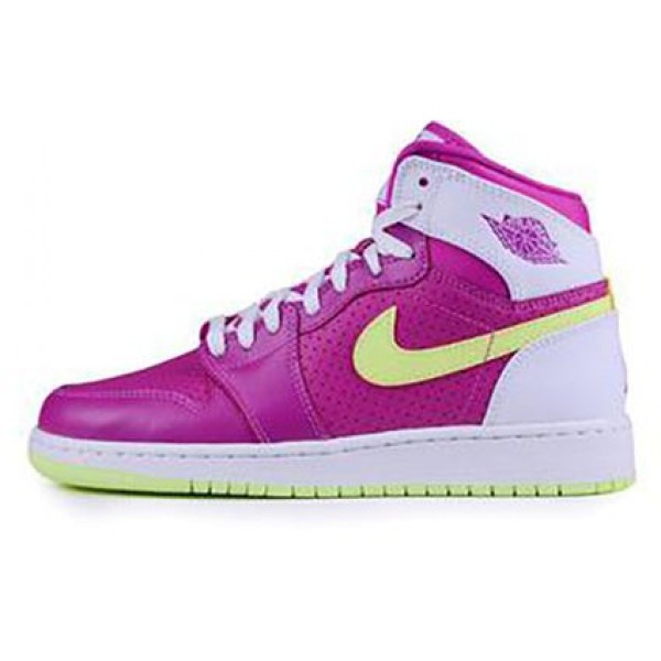 Air Jordan 1 Retro High GG 'Fuchsia Flash' Fuchsia Flash/Liquid Lime-White 332148-509