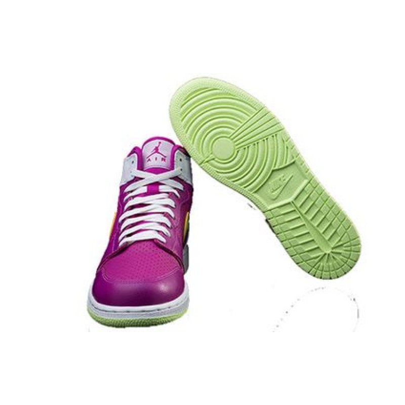 Air Jordan 1 Retro High GG 'Fuchsia Flash' Fuchsia Flash/Liquid Lime-White 332148-509