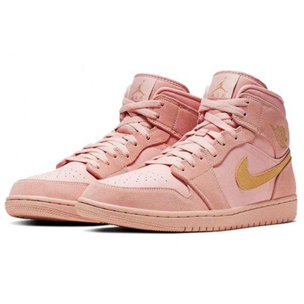 Air Jordan 1 Mid SE Coral Gold 852542-600