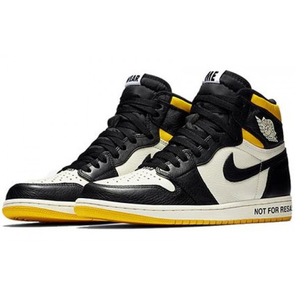 Air Jordan 1 Retro High OG NRG 'Not For Resale' Sail/Black-Varsity Maize 861428-107