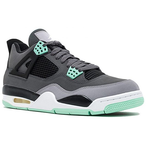 Air Jordan 4 Retro Dark Grey Green Glow 308497-033