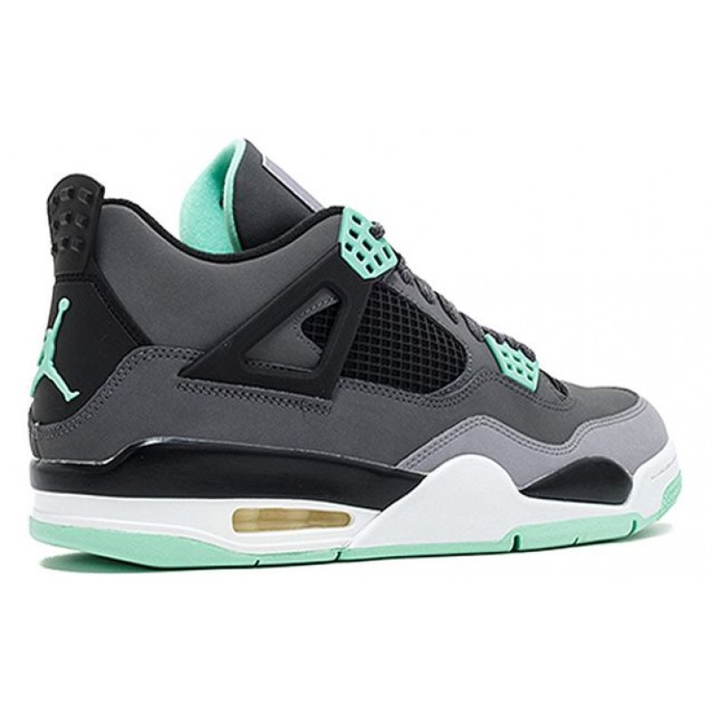 Air Jordan 4 Retro Dark Grey Green Glow 308497-033