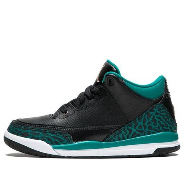 Air Jordan 3 Retro GP 'Black Metallic Gold' Black/Metallic Gold-Rio Teal-White 441141-018