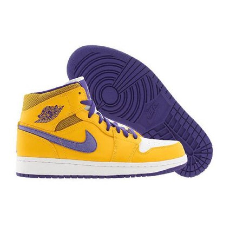 Air Jordan 1 Mid University Gold Grape Ice 554724-708