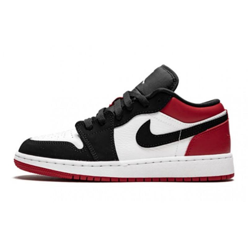 Air Jordan 1 Low GS Black Toe 553560-116