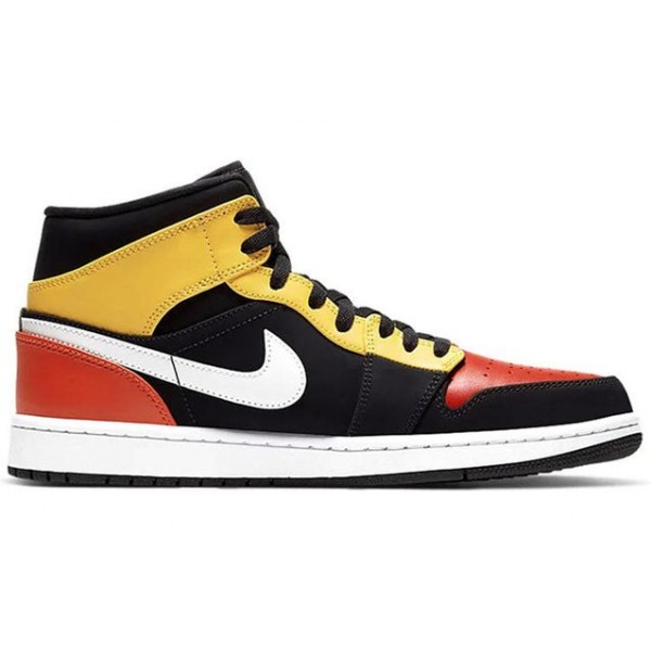 Air Jordan 1 Mid SE Black Team Orange 852542-087