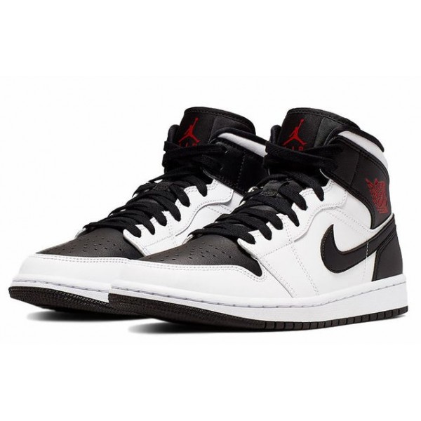 Womens WMNS Air Jordan 1 Mid White Black BQ6472-101