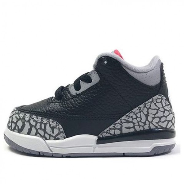 Air Jordan 3 Retro OG TD 'Black Cement' 2018 Black/Fire Red-Cement Grey 832033-021