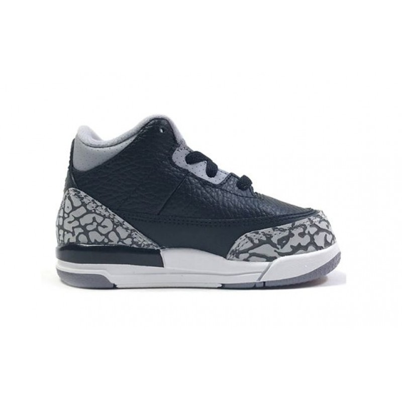 Air Jordan 3 Retro OG TD 'Black Cement' 2018 Black/Fire Red-Cement Grey 832033-021