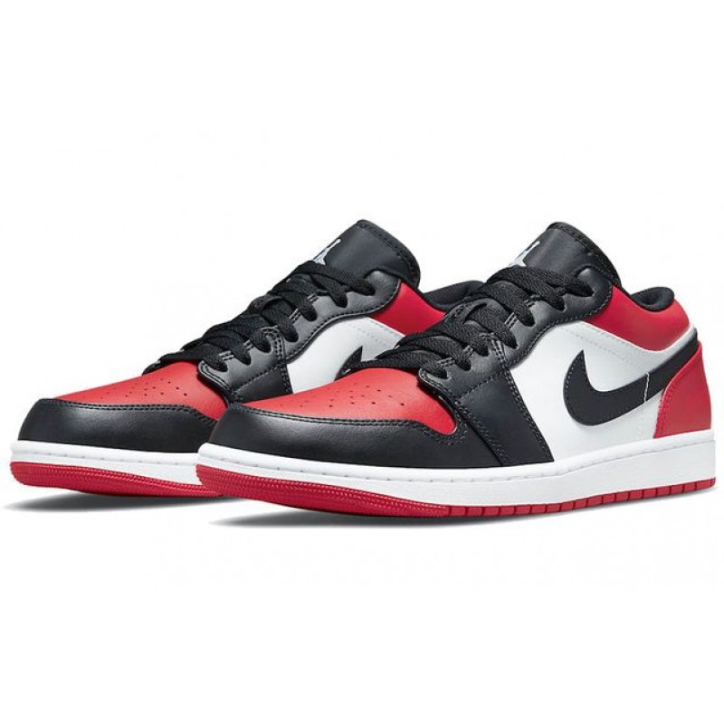 Air Jordan 1 Low Bred Toe 553558-612