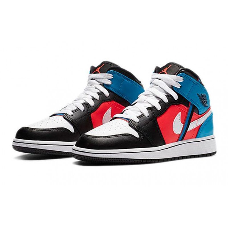 Air Jordan 1 Mid Game Time GS Blue Orbit CV4891-001