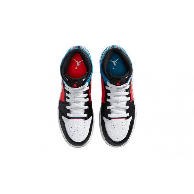 Air Jordan 1 Mid Game Time GS Blue Orbit CV4891-001