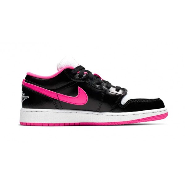 Air Jordan 1 Low GS Black Hyper Pink 554723-061