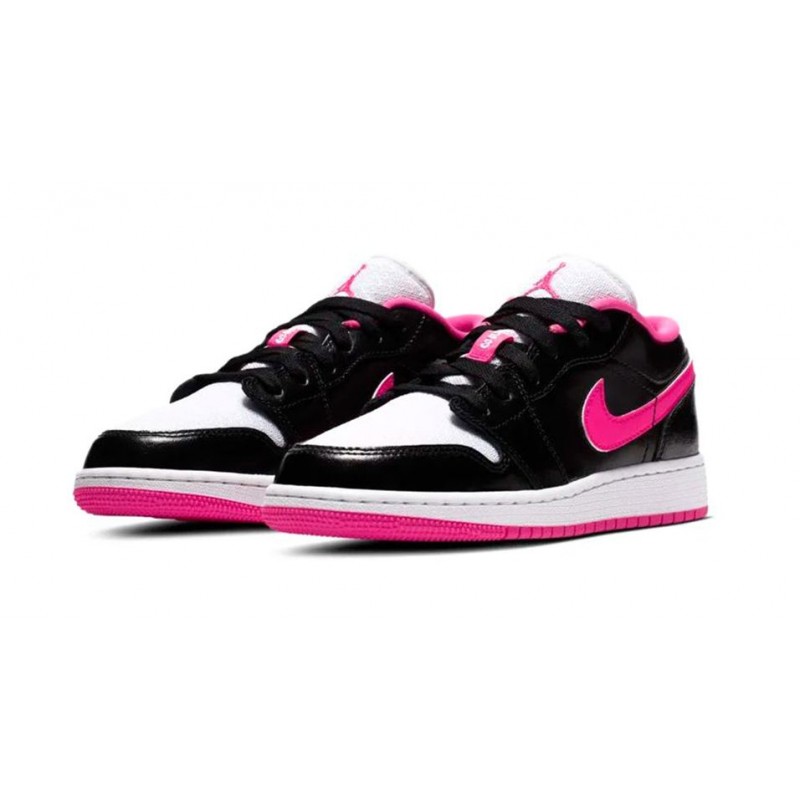 Air Jordan 1 Low GS Black Hyper Pink 554723-061