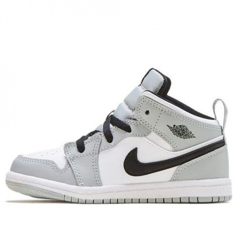 Air Jordan 1 Mid TD 'Light Smoke Grey' Light Smoke Grey/Black/White 640735-092